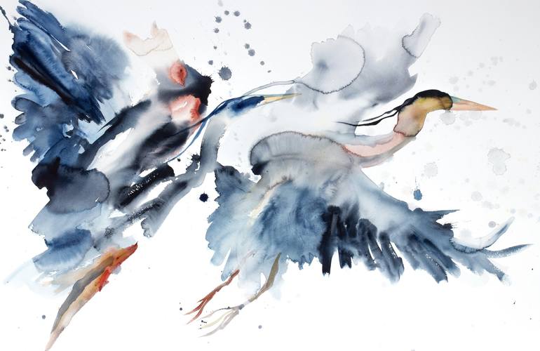 Original Contemporary Animal Paintings by Elizabeth Becker
