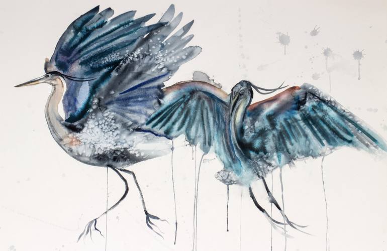 Print of Contemporary Animal Paintings by Elizabeth Becker