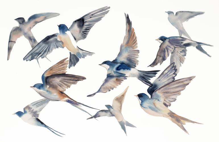 Print of Contemporary Animal Paintings by Elizabeth Becker