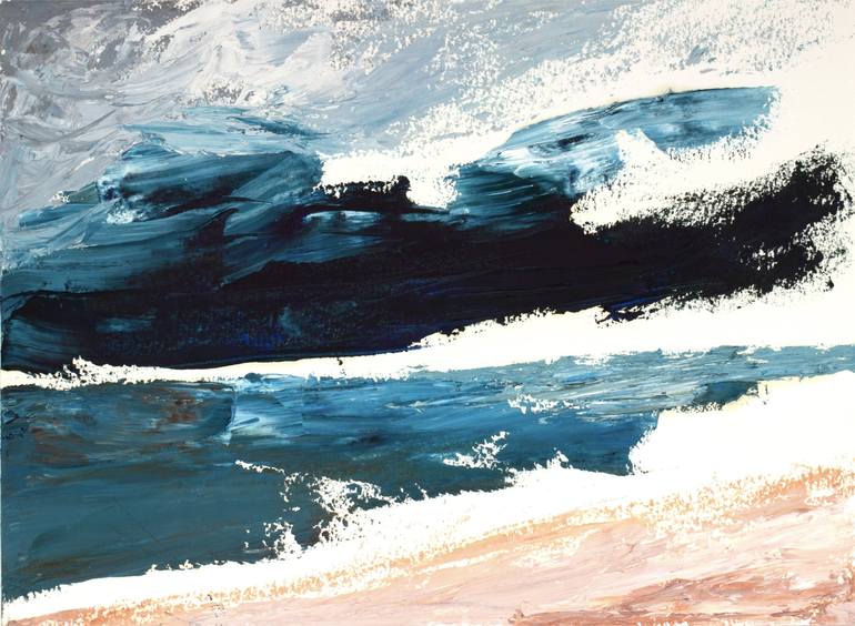 Print of Abstract Expressionism Abstract Paintings by Elizabeth Becker