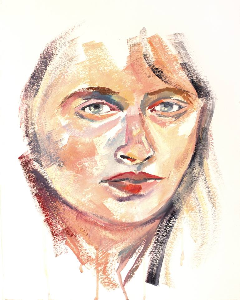 Print of Portraiture People Paintings by Elizabeth Becker