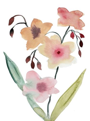 Print of Expressionism Botanic Paintings by Elizabeth Becker