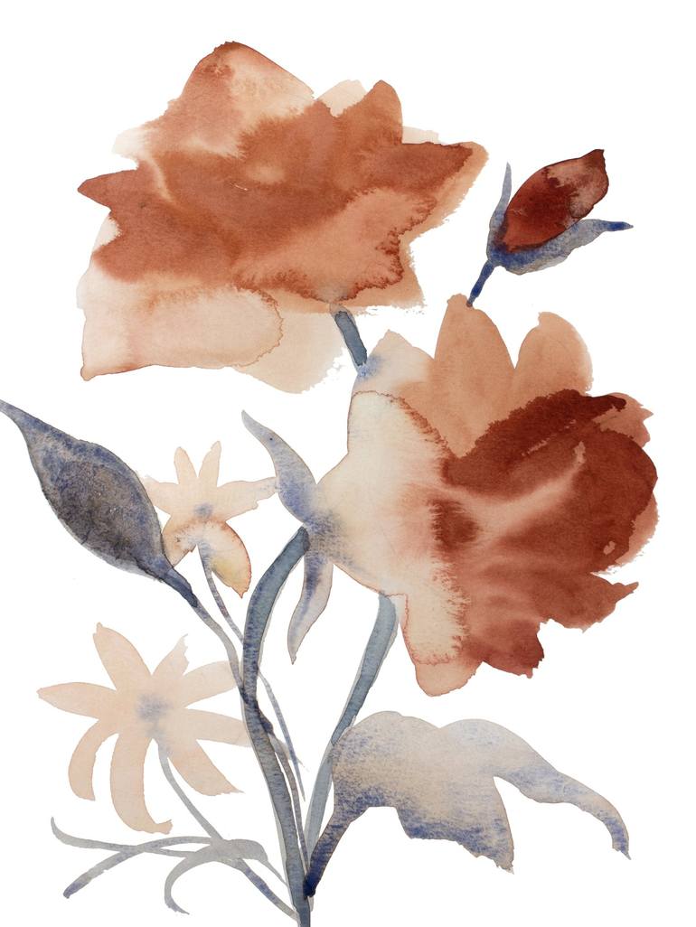 Print of Expressionism Botanic Paintings by Elizabeth Becker