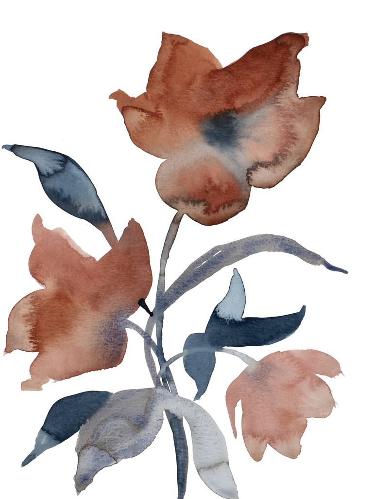 Print of Expressionism Botanic Paintings by Elizabeth Becker