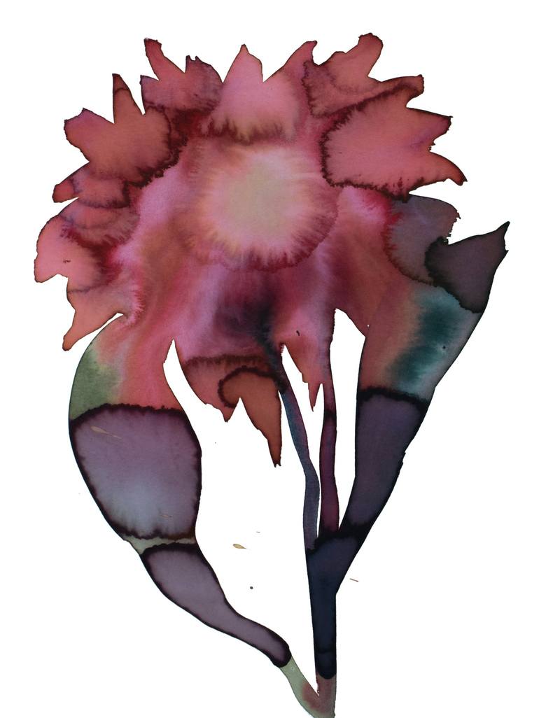 Print of Expressionism Botanic Paintings by Elizabeth Becker
