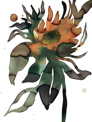Original Expressionism Botanic Painting by Elizabeth Becker
