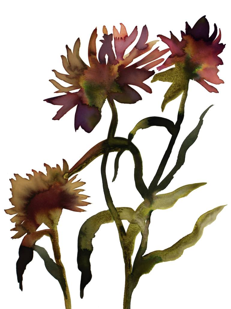Print of Expressionism Botanic Paintings by Elizabeth Becker