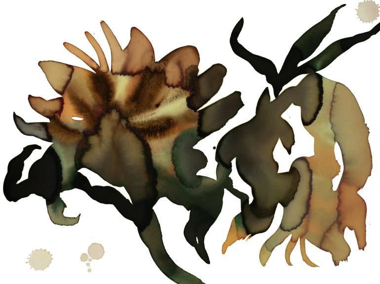 Print of Expressionism Botanic Paintings by Elizabeth Becker