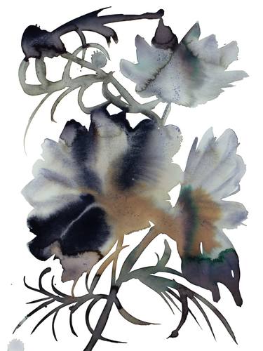Original Expressionism Botanic Paintings by Elizabeth Becker