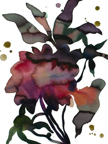 Original Expressionism Botanic Painting by Elizabeth Becker