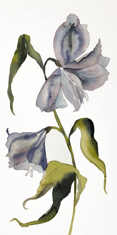 Original Expressionism Botanic Paintings by Elizabeth Becker