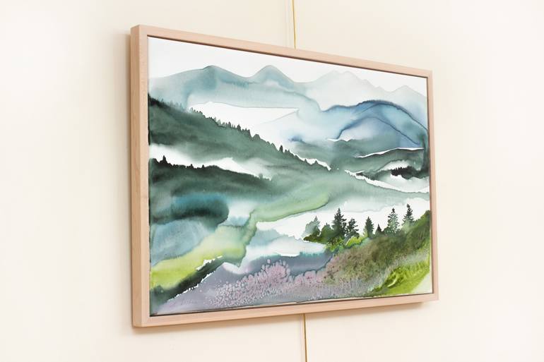 Original Abstract Expressionism Abstract Painting by Elizabeth Becker