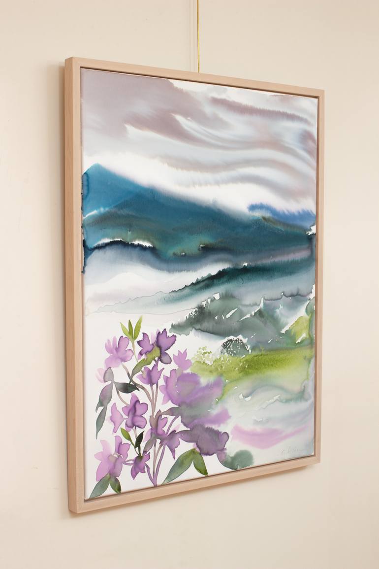 Original Abstract Expressionism Abstract Painting by Elizabeth Becker