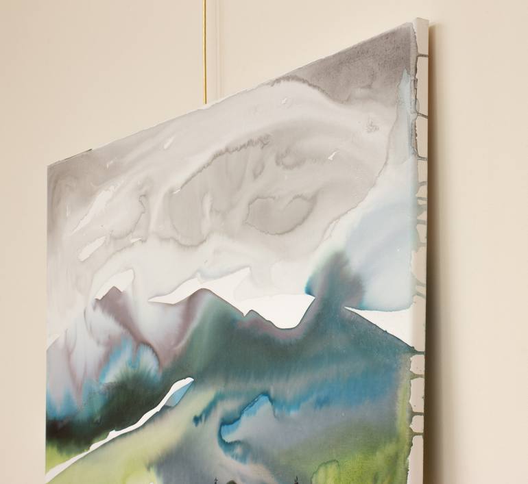 Original Abstract Expressionism Abstract Painting by Elizabeth Becker