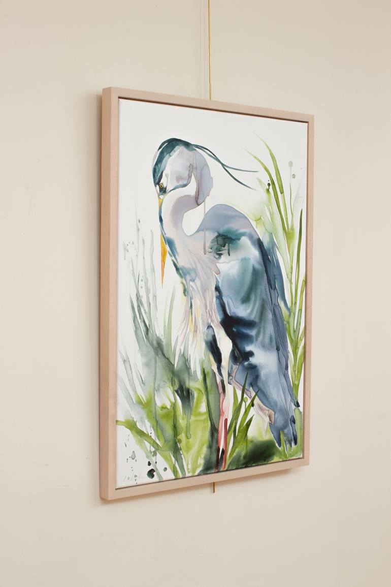 Original Abstract Expressionism Animal Painting by Elizabeth Becker