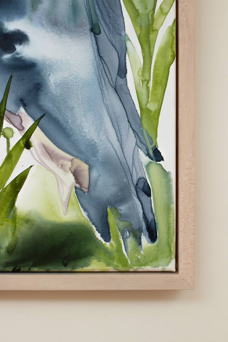 Original Abstract Expressionism Animal Painting by Elizabeth Becker