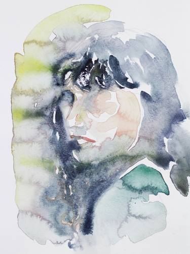 Print of Abstract Portrait Paintings by Elizabeth Becker