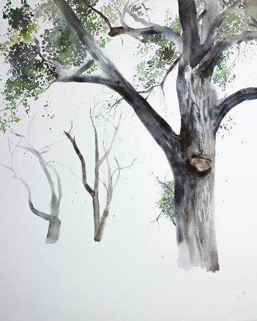 Print of Figurative Tree Paintings by Elizabeth Becker