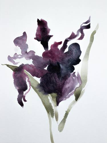 Print of Abstract Expressionism Floral Paintings by Elizabeth Becker