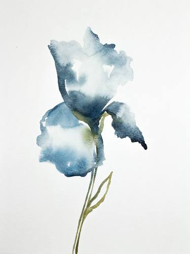 Print of Minimalism Floral Paintings by Elizabeth Becker