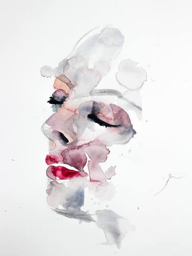 Original Minimalism Portrait Paintings by Elizabeth Becker