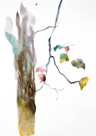 Print of Abstract Tree Paintings by Elizabeth Becker