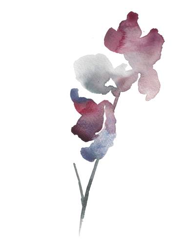 Print of Minimalism Floral Paintings by Elizabeth Becker