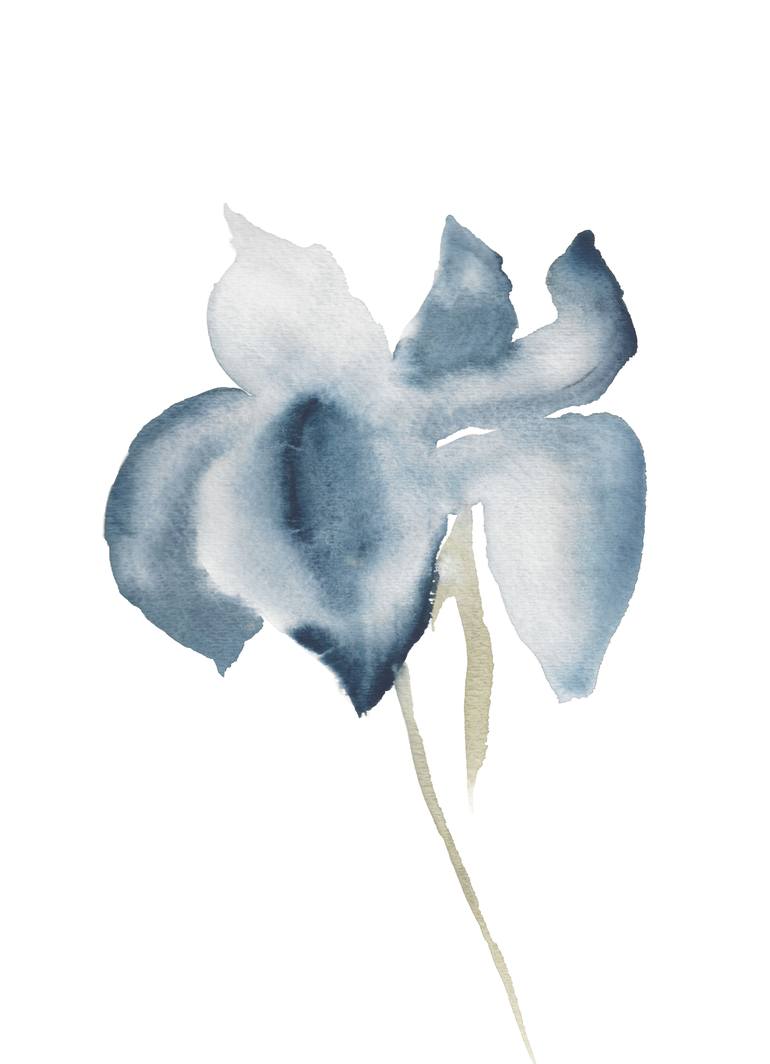 Iris No. 35 Painting by Elizabeth Becker | Saatchi Art