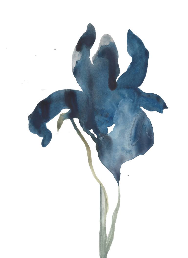 Iris No. 25 Painting by Elizabeth Becker | Saatchi Art