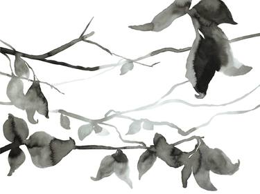 Original Abstract Botanic Paintings by Elizabeth Becker