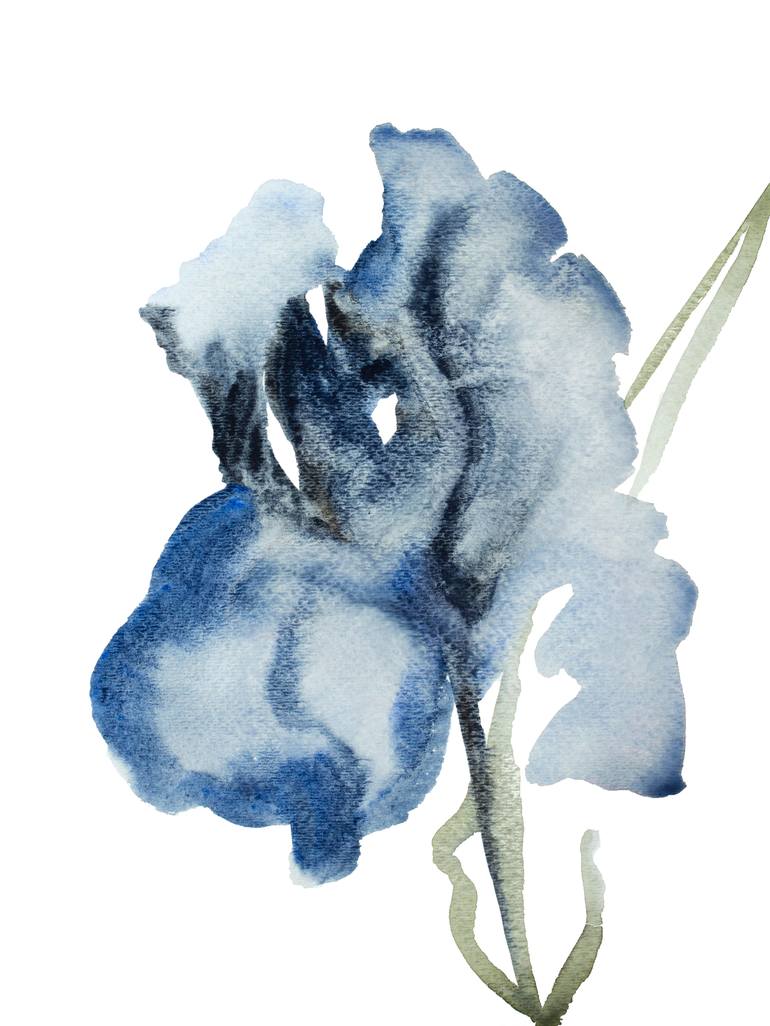 Iris No. 39 Painting by Elizabeth Becker | Saatchi Art