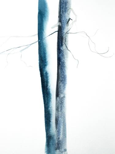 Print of Abstract Tree Paintings by Elizabeth Becker