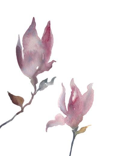 Print of Abstract Floral Paintings by Elizabeth Becker