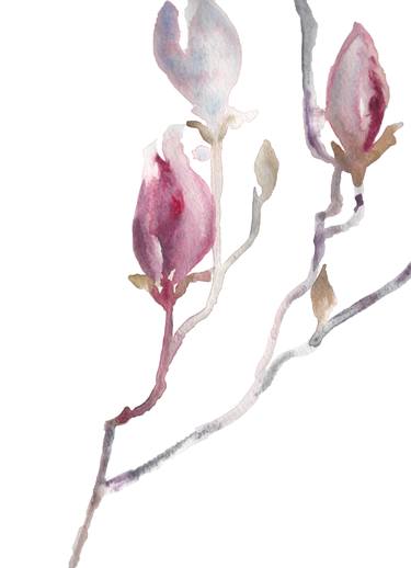 Print of Abstract Botanic Paintings by Elizabeth Becker