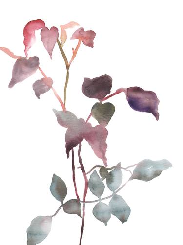 Print of Abstract Botanic Paintings by Elizabeth Becker