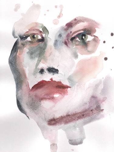 Original Abstract Portrait Paintings by Elizabeth Becker