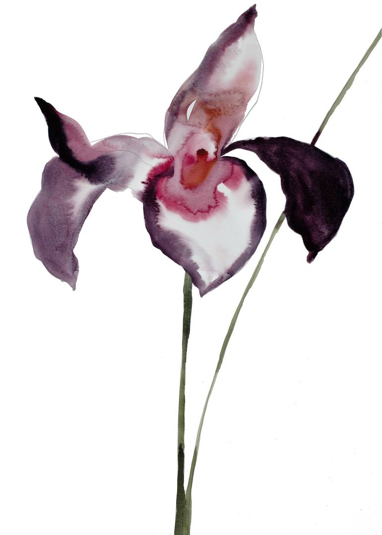 Iris No. 47 Painting by Elizabeth Becker | Saatchi Art