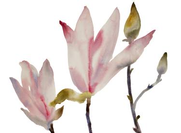 Print of Abstract Botanic Paintings by Elizabeth Becker