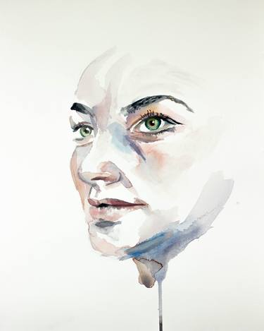 Original Expressionism Portrait Paintings by Elizabeth Becker