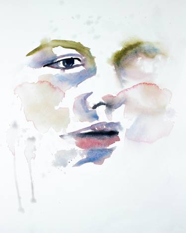 Original Abstract Portrait Paintings by Elizabeth Becker