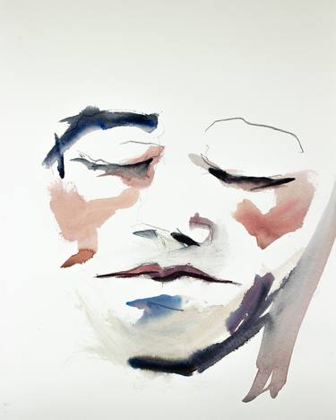 Original Abstract Portrait Paintings by Elizabeth Becker