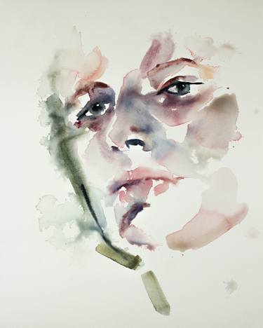 Original Expressionism Portrait Paintings by Elizabeth Becker