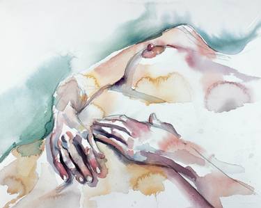 Original Abstract Nude Paintings by Elizabeth Becker