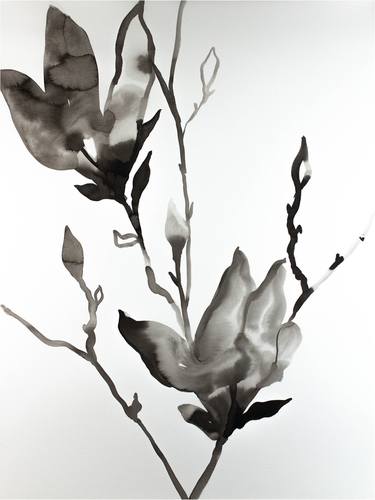 Print of Abstract Botanic Paintings by Elizabeth Becker