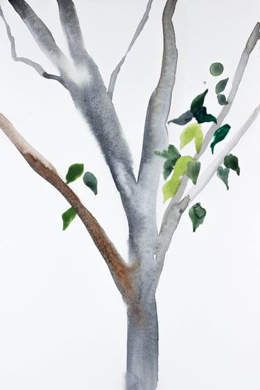 Print of Abstract Tree Paintings by Elizabeth Becker