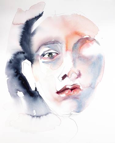 Original Expressionism Portrait Paintings by Elizabeth Becker