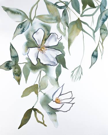 Print of Expressionism Botanic Paintings by Elizabeth Becker