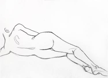 Original Minimalism Nude Paintings by Elizabeth Becker
