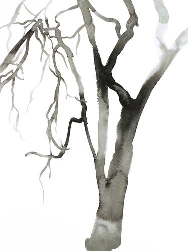 Print of Expressionism Tree Paintings by Elizabeth Becker