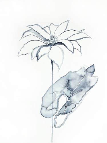 Original Abstract Botanic Paintings by Elizabeth Becker